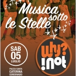 Immagine evento Musica sotto le stelle live Why Not a Cordovado No photo description available.