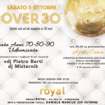 Immagine evento OVER 30 presso ROYAL Discoteca – Pordenone a Cordenons No photo description available.
