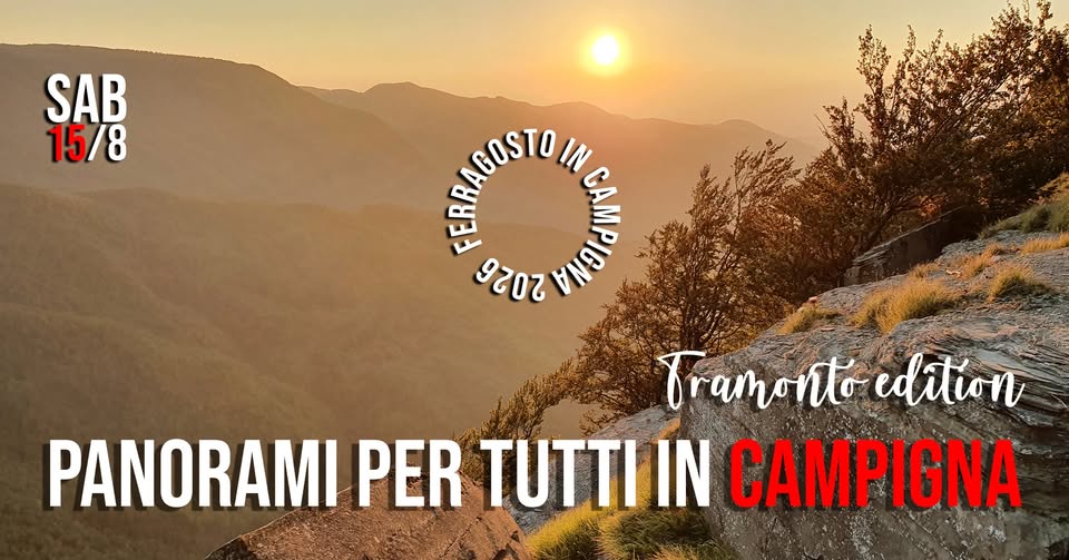 Evento Panorami per tutti in Campigna (tramonto edition) Locandina Panorami per tutti in Campigna (tramonto edition) - sabato 15 agosto ore 16:30 - 18:30