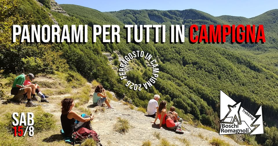 Evento Panorami per tutti in Campigna Locandina Panorami per tutti in Campigna - sabato 15 agosto ore 10:00 - 12:00