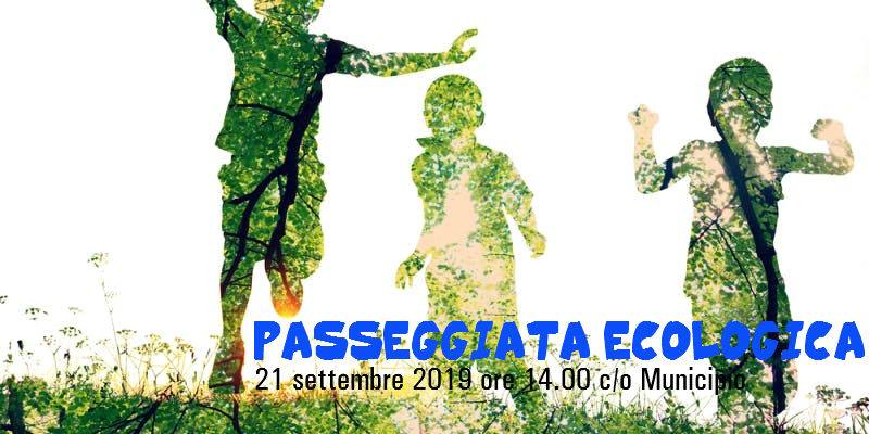Evento Passeggiata ecologica Locandina Passeggiata ecologica - da sabato 21 settembre - sabato 28 settembre 2019 ore 14:00 ore 17:30