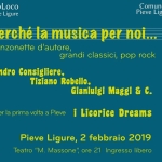 Immagine evento Perché la Musica per noi a Pieve Ligure (GE) No photo description available.
