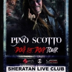 Immagine evento Pino Scotto Guest live @Sheratan Live Club a Carpi (MO) No photo description available.