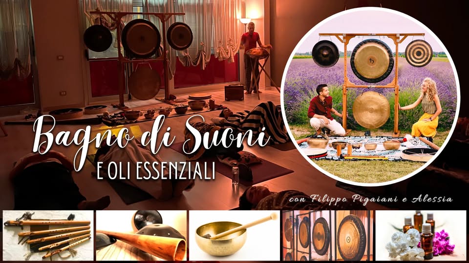 Evento Piove di Sacco (PD) Bagno di Suoni e Oli Essenziali – con Filippo Pigaiani e Alessia De Togni Locandina Piove di Sacco (PD) Bagno di Suoni e Oli Essenziali – con Filippo Pigaiani e Alessia De Togni - mercoledì 2 dicembre ore 20:45 - 22:15