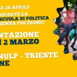 Immagine evento Presentazione Territori in movimento 2026. La scuola di politica senza poltrone a Trieste No photo description available.