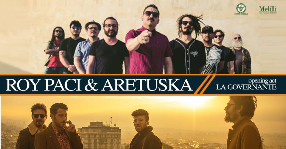 Evento Roy Paci & Aretuska a Villasmundo opening act La Governante Locandina Roy Paci & Aretuska a Villasmundo opening act La Governante - domenica 19 maggio ore 21:00 - 00:30