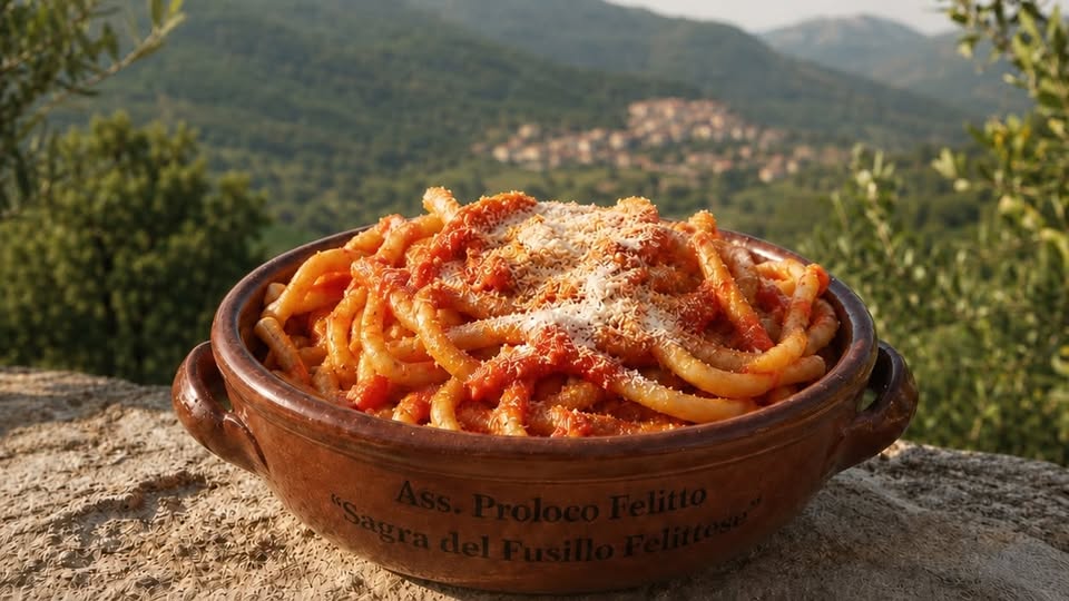 Evento Sagra del Fusillo Felittese. Felitto (SA) Locandina Sagra del Fusillo Felittese. Felitto (SA) - da giovedì 13 agosto - domenica 23 agosto 2026 ore 12:00 ore 23:59