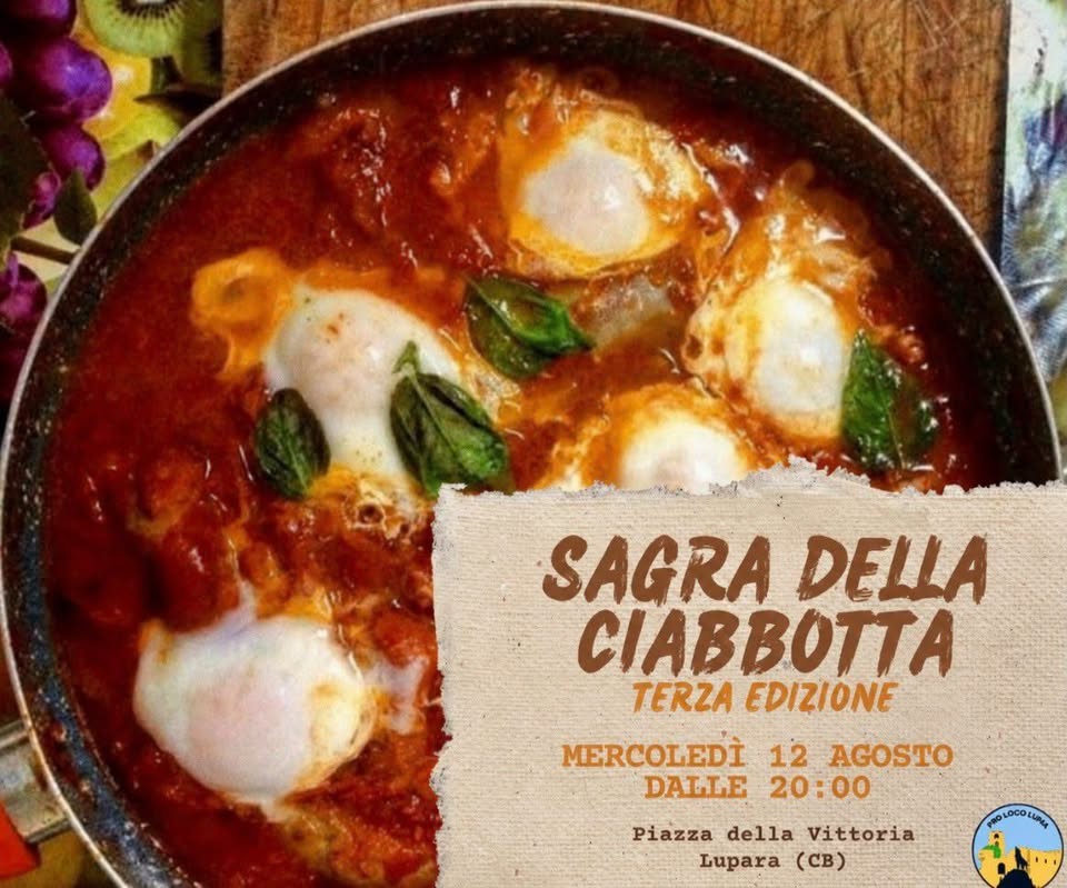 Evento Sagra Della Ciabbotta Locandina Sagra Della Ciabbotta - mercoledì 12 agosto ore 20:00 - 22:00