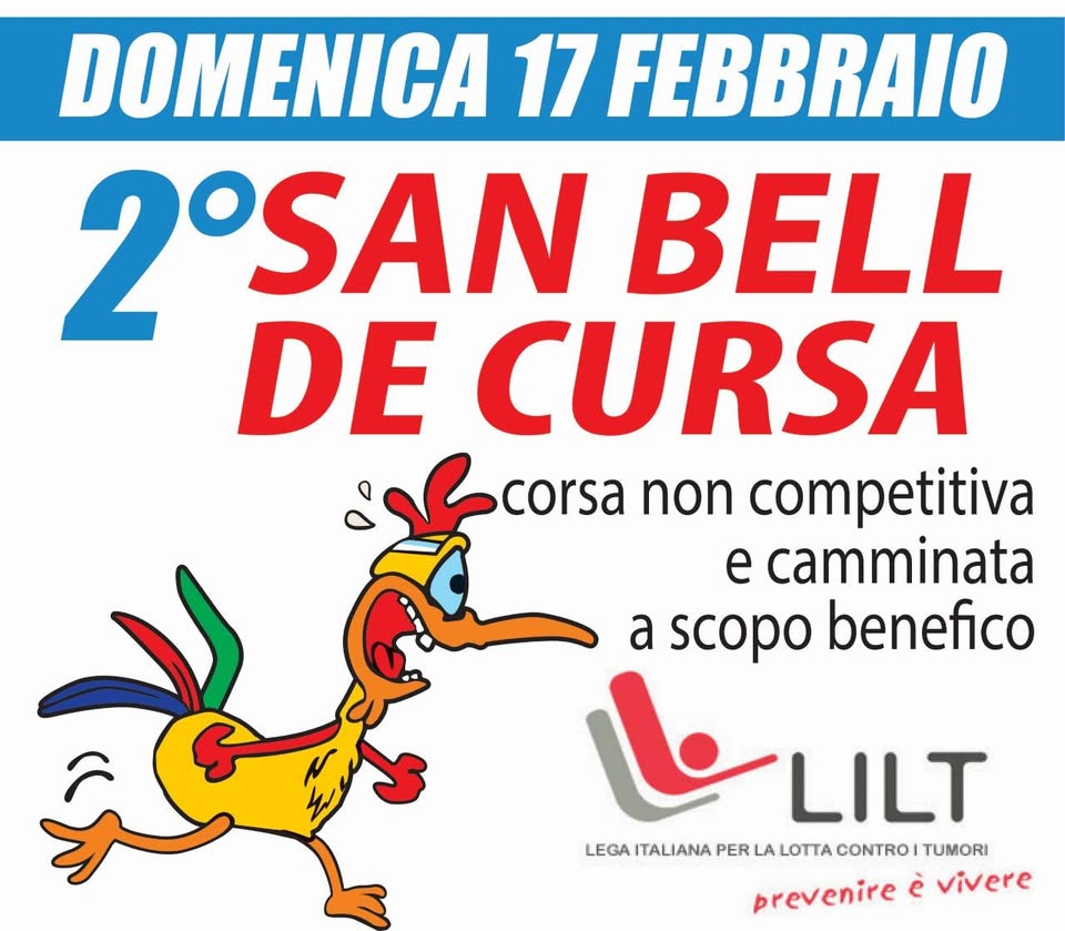 Evento San Bell de cursa Locandina San Bell de cursa - domenica 17 febbraio ore 10:00 - 13:00