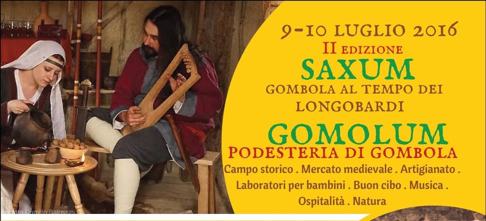 Evento Saxum Gomolum – Rievocazione storica medievale Locandina Saxum Gomolum – Rievocazione storica medievale - da sabato 9 luglio - domenica 10 luglio 2016 ore 10:00 ore 23:00