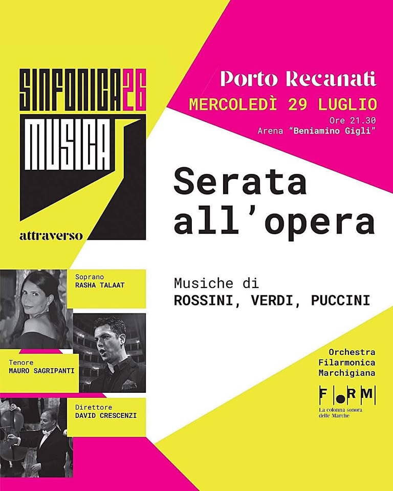 Evento Serata all’Opera Locandina Serata all’Opera - mercoledì 29 luglio ore 21:30 - 23:30