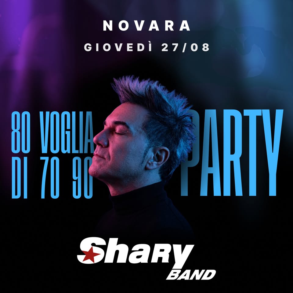 Evento Sharyband Alla “Festa Al Castello”, Piazza Martiri, Novara (No) Locandina Sharyband Alla “Festa Al Castello”, Piazza Martiri, Novara (No) - giovedì 27 agosto ore 21:39 - 23:39