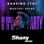 Immagine evento SHARYBAND alla FESTA PATRONALE via Don Camillo Ferrero 1 Gassino Torinese (TO) a Gassino Torinese (TO) SHARYBAND alla FESTA PATRONALE via Don Camillo Ferrero 1 Gassino Torinese (TO) a Gassino Torinese (TO) il 8 settembre 2026