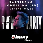 Immagine evento Sharyband Alla “Sagra Della Rana”, Via Roma 48, Sartirana Lomellina (Pv) a Sartirana Lomellina (PV) Sharyband Alla "Sagra Della Rana", Via Roma 48, Sartirana Lomellina (Pv) a Sartirana Lomellina (PV) il 4 settembre 2026