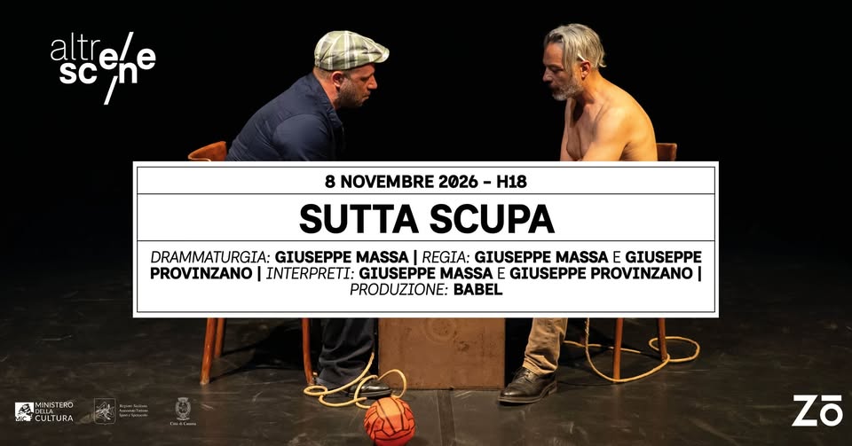 Evento Sutta Scupa – Babel AltreScene Locandina Sutta Scupa – Babel AltreScene - domenica 8 novembre ore 18:00 - 20:00