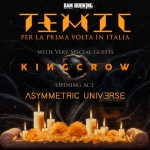 Immagine evento Temic Kingcrow Asymmetric Universe a Paderno Dugnano (MI) Temic Kingcrow Asymmetric Universe a Paderno Dugnano (MI) il 15 ottobre 2026