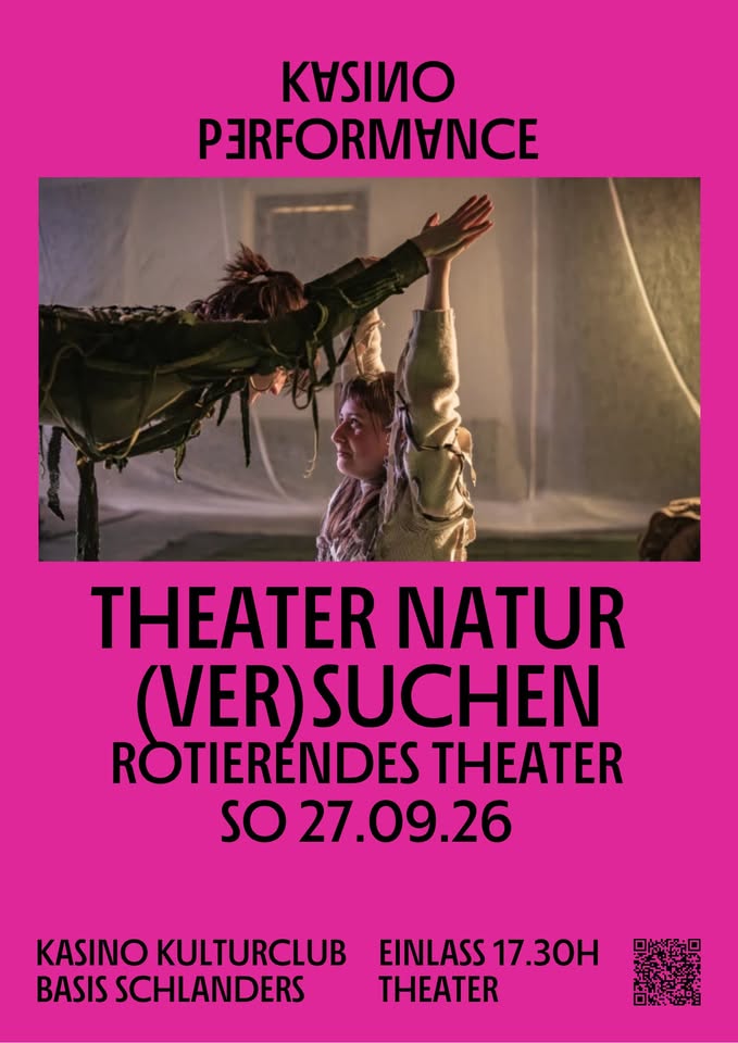 Evento Theater Natur (ver)suchen Locandina Theater Natur (ver)suchen - domenica 27 settembre ore 17:30 - 19:30