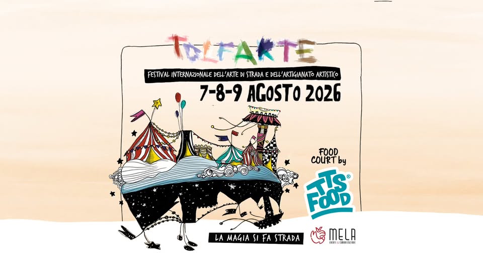 Evento Tolfarte 2026 – Festival Internazionale dell’Arte di Strada e dell’Artigianato Artistico Locandina Tolfarte 2026 – Festival Internazionale dell’Arte di Strada e dell’Artigianato Artistico - da venerdì 7 agosto - domenica 9 agosto 2026 ore 18:00 ore 23:59