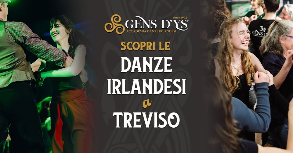 Evento Treviso – Corso di danze irlandesi Locandina Treviso – Corso di danze irlandesi - lunedì 28 settembre ore 20:00 - 22:00