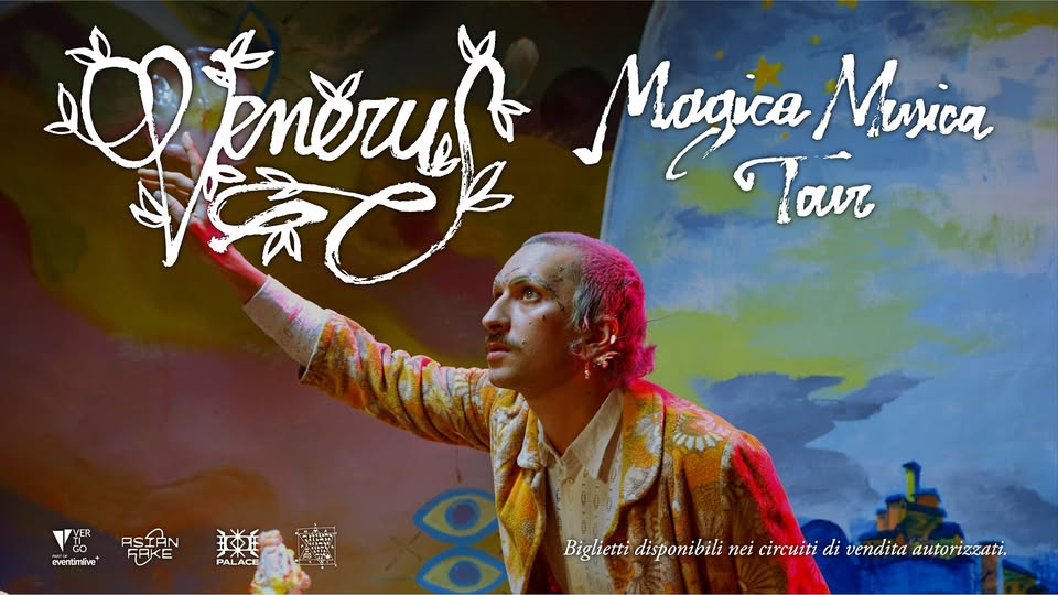 Evento Venerus Magica Musica Tour Jazz Re Found Festival, Cella Monte (AL) Locandina Venerus Magica Musica Tour Jazz Re Found Festival, Cella Monte (AL) - sabato 4 settembre ore 21:00 - 23:00
