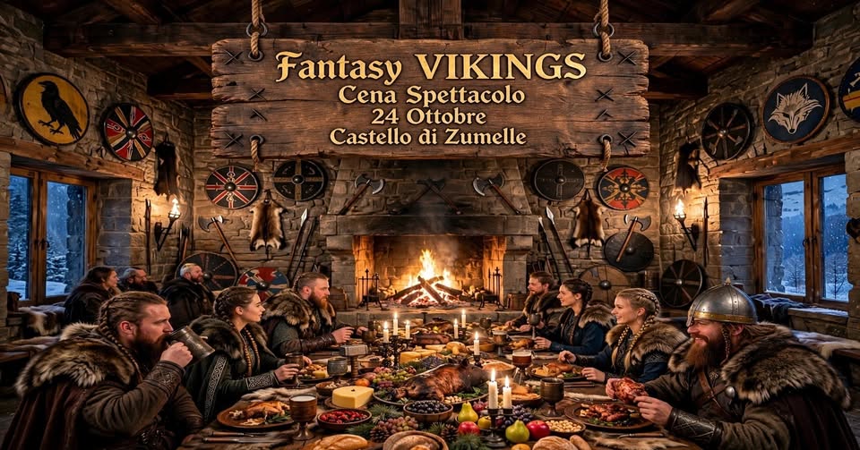 Evento Vikings Cena Fantasy Locandina Vikings Cena Fantasy - sabato 24 ottobre ore 20:00 - 23:45