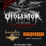 Immagine evento Violentor – Heretic – Karnokkorok – Judas Priest Warmup a Pordenone Violentor - Heretic - Karnokkorok - Judas Priest Warmup a Pordenone il 3 settembre 2026