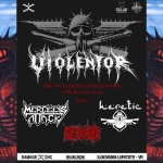 Immagine evento VIOLENTOR Merciless Attack Heretic Ecastor – Damage Inc Live Club (VERONA) a San Giovanni Lupatoto (VR) VIOLENTOR Merciless Attack Heretic Ecastor - Damage Inc Live Club (VERONA) a San Giovanni Lupatoto (VR) il 5 settembre 2026