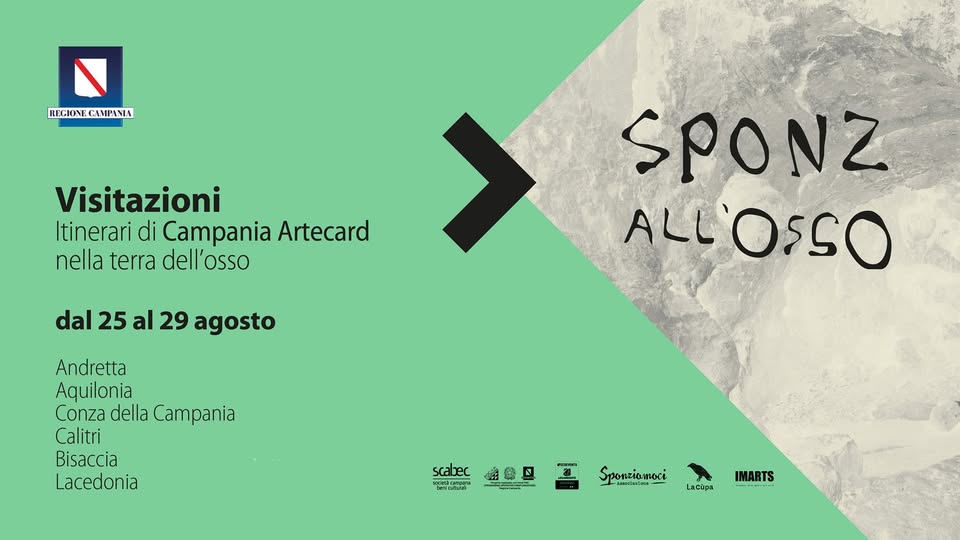 Evento Visitazioni itinerari di Campania Artecard nella terra dell’Osso Bisaccia Locandina Visitazioni itinerari di Campania Artecard nella terra dell’Osso Bisaccia - sabato 28 agosto ore 10:00 - 12:00
