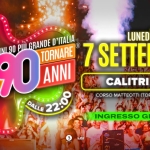 Immagine evento Voglio Tornare Negli Anni 90 r – Calitri (AV) a Calitri (AV) Voglio Tornare Negli Anni 90 r - Calitri (AV) a Calitri (AV) il 7 settembre 2026