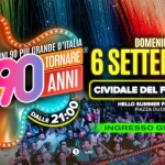 Immagine evento Voglio Tornare Negli Anni 90 r – Cividale del Friuli (UD) a Cividale del Friuli Voglio Tornare Negli Anni 90 r - Cividale del Friuli (UD) a Cividale del Friuli il 6 settembre 2026