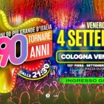 Immagine evento Voglio Tornare Negli Anni 90 r – Cologna Veneta (VR) a Cologna Veneta (VR) Voglio Tornare Negli Anni 90 r - Cologna Veneta (VR) a Cologna Veneta (VR) il 4 settembre 2026