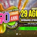Immagine evento Voglio Tornare Negli Anni 90 r – Romano d’Ezzelino (VI) a Romano d’Ezzelino (VI) Voglio Tornare Negli Anni 90 r - Romano d'Ezzelino (VI) a Romano d'Ezzelino (VI) il 29 agosto 2026