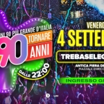 Immagine evento Voglio Tornare Negli Anni 90 r – Trebaseleghe (PD) a Trebaseleghe (PD) Voglio Tornare Negli Anni 90 r - Trebaseleghe (PD) a Trebaseleghe (PD) il 4 settembre 2026