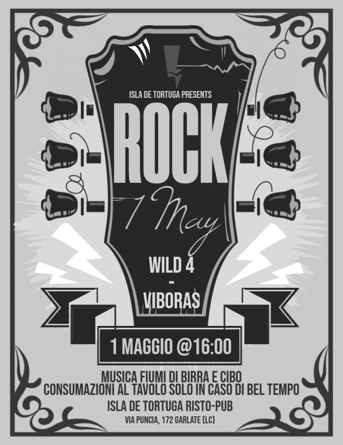Evento Wild 4 e Viboras live at Isla de Tortuga Locandina Wild 4 e Viboras live at Isla de Tortuga - sabato 1 maggio ore 16:00 - 20:00