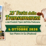 Immagine evento 23° Festa Della Transumanza Di San Pietro In Gu – Pd a San Pietro in Gu (PD) 23° Festa Della Transumanza Di San Pietro In Gu - Pd a San Pietro in Gu (PD) il 4 ottobre 2026