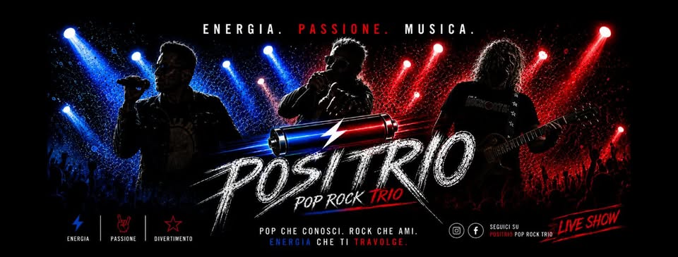 Evento 26/09 PosiTrio – Re Nero – Marostica (VI) Locandina 26/09 PosiTrio – Re Nero – Marostica (VI) - sabato 26 settembre ore 22:00 - 00:00