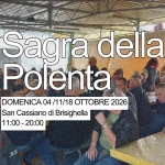 Immagine evento 53° Sagra della Polenta a San Cassiano (LE) 53° Sagra della Polenta a San Cassiano (LE) il 4 ottobre 2026