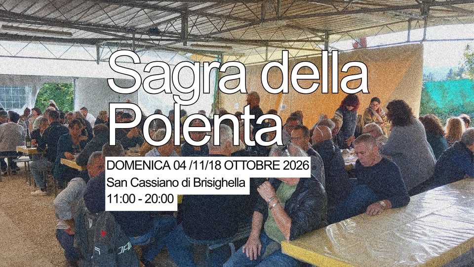 Evento 53° Sagra della Polenta Locandina 53° Sagra della Polenta - domenica 18 ottobre ore 10:00 - 19:00
