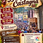Immagine evento 59° Sagra Della Castagna – Soriano Nel Cimino (VT) a Soriano nel Cimino (VT) 59° Sagra Della Castagna - Soriano Nel Cimino (VT) a Soriano nel Cimino (VT) il 2 ottobre - 4 ottobre 2026