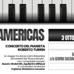 Immagine evento A Cordenons AMERICAS concerto di Roberto Turrin a Cordenons A Cordenons AMERICAS concerto di Roberto Turrin a Cordenons il 3 ottobre 2026