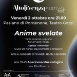 Immagine evento A Pasiano Altoliventina presenta ANIME SVELATE Musiche di Vivaldi, Händel, Bach a Pasiano di Pordenone A Pasiano Altoliventina presenta ANIME SVELATE Musiche di Vivaldi, Händel, Bach a Pasiano di Pordenone il 2 ottobre 2026