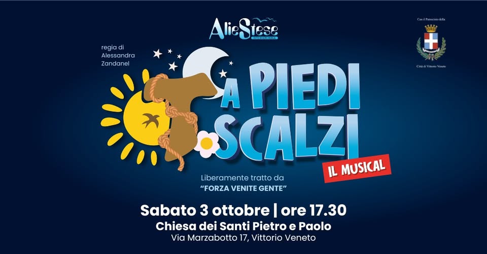 Evento A piedi scalzi Locandina A piedi scalzi - sabato 3 ottobre ore 17:30 - 19:30