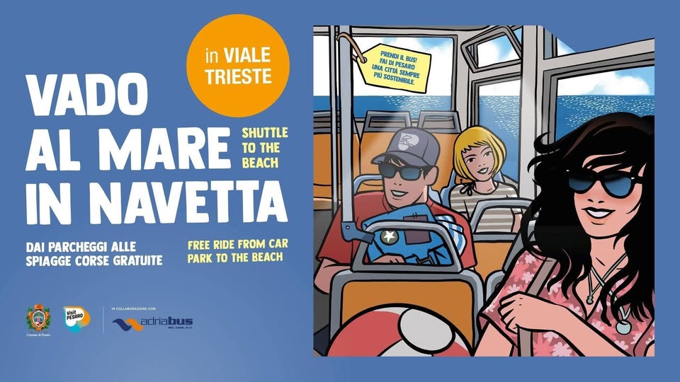 Evento A Settembre Vado Al Mare In Viale Trieste In Navetta Locandina A Settembre Vado Al Mare In Viale Trieste In Navetta - da sabato 5 settembre - domenica 6 settembre 2026 ore 08:45 ore 19:45