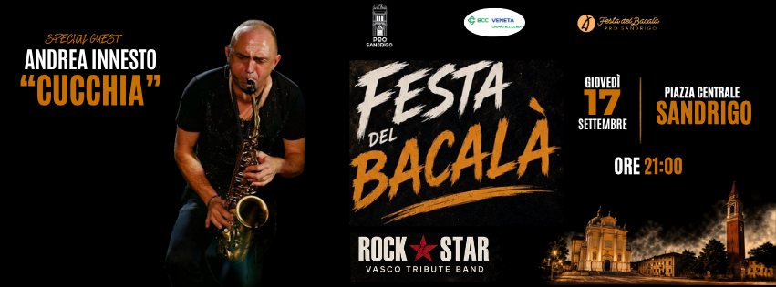 Evento Andrea Innesto “Cucchia” uno dei più importanti sassofonisti della scena rock italiana Locandina Andrea Innesto “Cucchia” uno dei più importanti sassofonisti della scena rock italiana - giovedì 17 settembre ore 21:00 - 00:00