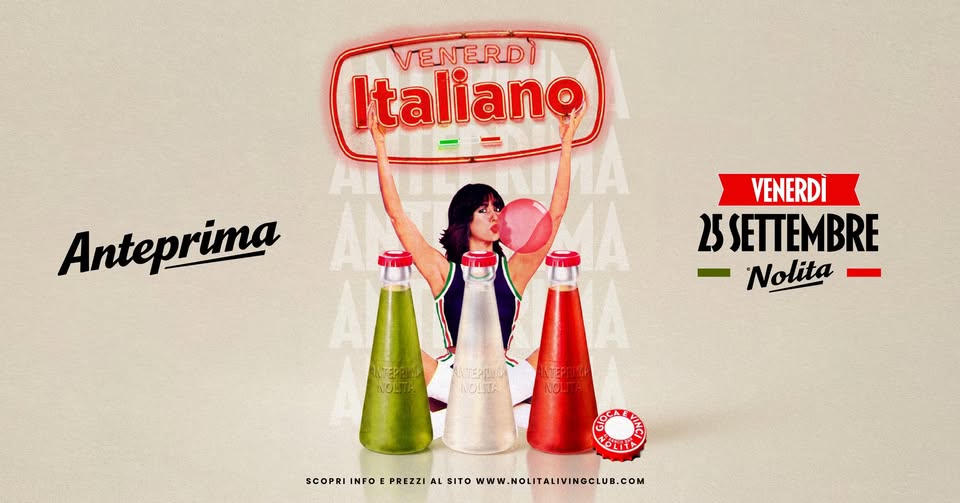 Evento Anteprima Venerdi Italiano It 25.09.2026 Locandina Anteprima Venerdi Italiano It 25.09.2026 - venerdì 25 settembre ore 20:30 - 22:30