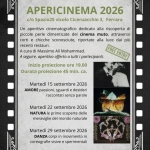 Apericinema 2026 a Ferrara (FE) il 15 settembre - 29 settembre 2026