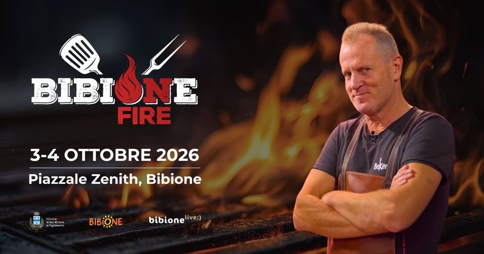 Evento Bibione On Fire Locandina Bibione On Fire - da sabato 3 ottobre - domenica 4 ottobre 2026 ore 10:30 ore 20:00