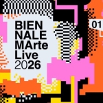 Immagine evento Biennale MArteLive 2026 a Roma (RM) May be an illustration of text that says 'BIEN NALE MArte Live 2026 01 4110TT ...تزنن 201 N Rigener'