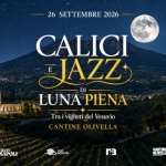 Immagine evento Calici e Jazz di Luna piena tra i vigneti del Vesuvio a Somma Vesuviana (NA) Calici e Jazz di Luna piena tra i vigneti del Vesuvio a Somma Vesuviana (NA) il 26 settembre 2026
