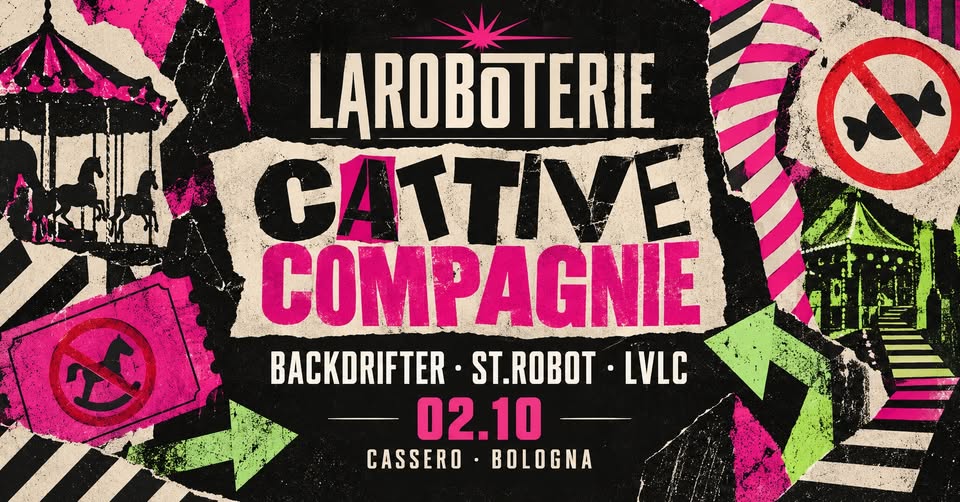 Evento Cattive Compagnie Locandina Cattive Compagnie - venerdì 2 ottobre ore 23:30 - 01:30